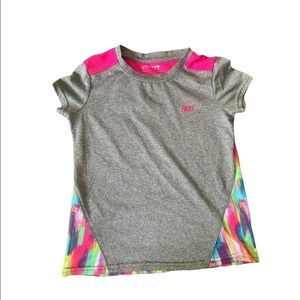 Sketchers Activewear Girls 5/6 Tie Dye Print Shirt